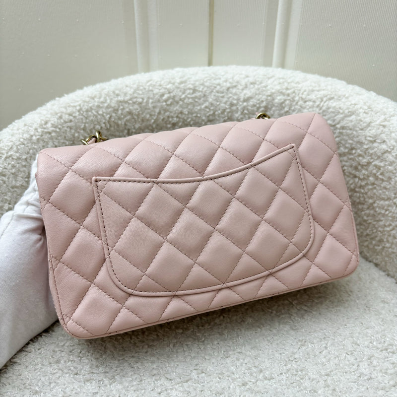 Chanel Mini Rectangle Flap in 23S Pink Lambskin and LGHW