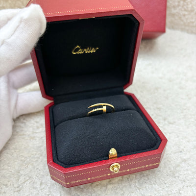 Cartier Juste Un Clou JUC SM Ring in 18K Yellow Gold Sz 52