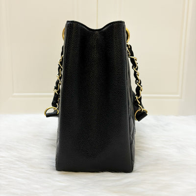 Chanel Grand Shopping Tote GST in Black Caviar GHW