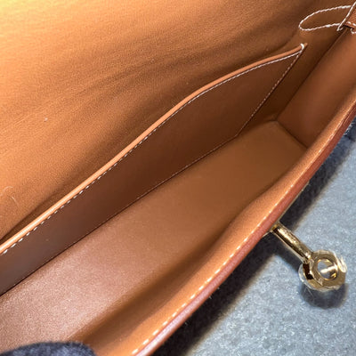 Hermes Kelly Elan in Gold Madame Leather and GHW
