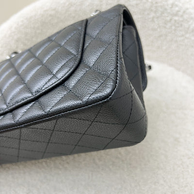 Chanel Small Classic Flap CF in Black Caviar and SHW