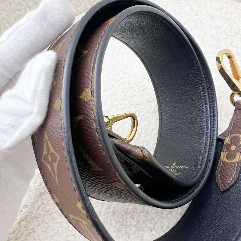 LV Bandoulière Strap in Monogram Canvas and GHW