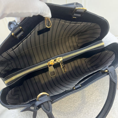 LV Montaigne MM in Black Empreinte Leather and GHW