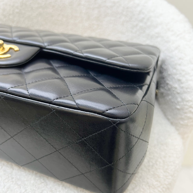 Chanel Jumbo Classic Double Flap CF in Black Lambskin and GHW