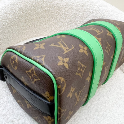 LV Macassar Keepall 25 in Monogram Canvas and Black HW