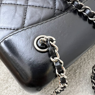 Chanel Gabrielle Small Backpack in Black Distressed Leather, Black Base and 3-tone HW