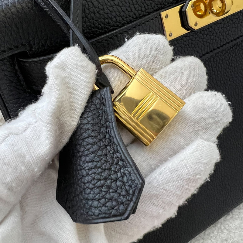 [Full Set, Local Receipt] Hermes Kelly 28 in Noir Black Togo Leather and GHW