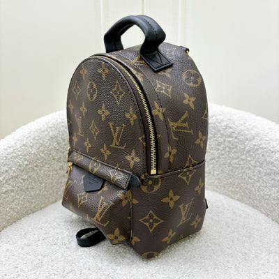 LV Palm Springs Mini Backpack in Monogram Canvas and GHW