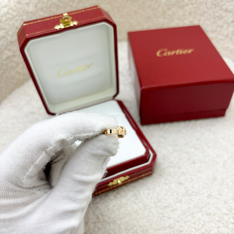 Cartier Love Earrings in 18K Rose Gold