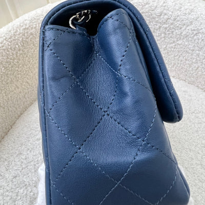 Chanel Classic Square Mini Flap in Blue Lambskin and SHW