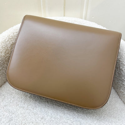 Celine Medium Classic Bag in Caramel Box Calfskin AGHW