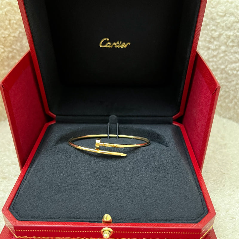 [May 2025] Cartier Juste Un Clou JUC Bracelet in 18K Yellow Gold Size 16
