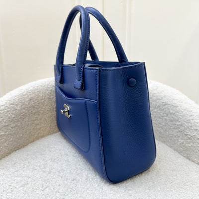 Chanel Neo Executive Mini Tote in Blue Caviar and SHW