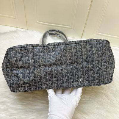 Goyard Saint Louis PM Tote in Gris Grey Goyardine Canvas