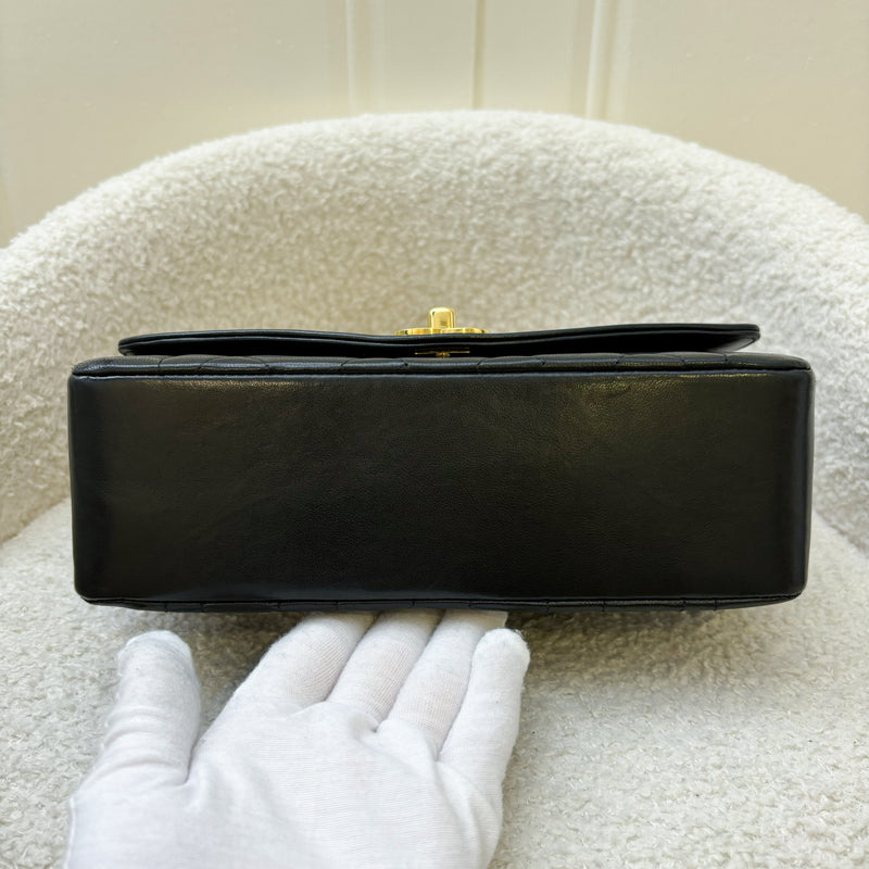 Chanel Small Vintage Diana Flap in Black Lambskin and 24K GHW