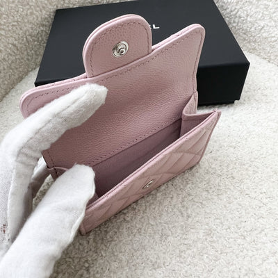 Chanel Small Trifold Compact Wallet in Pink Caviar and LGHW