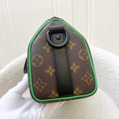 LV Macassar Keepall 25 in Monogram Canvas and Black HW