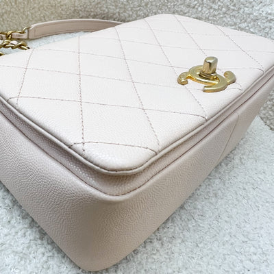 Chanel 20A Small Fashion Therapy Flap Bag in Light Pink Caviar and AGHW