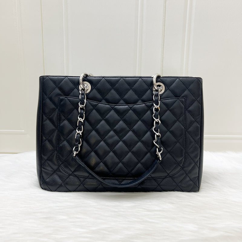 Chanel Grand Shopping Tote GST in Black Caviar and SHW