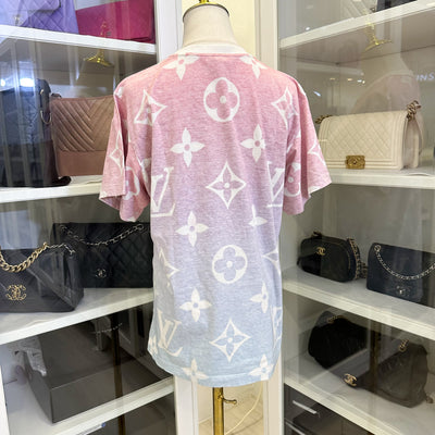 LV By The Pool T-shirt in Ombre Pink / Blue
