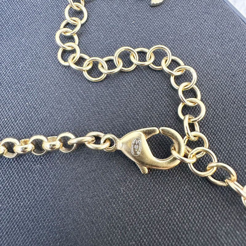 Chanel ⁠24P Heart Choker in Gold Tone HW