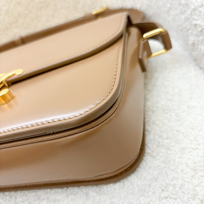 Celine Classique Triomphe Flap Bag in Bronze (Caramel) Shiny Calfskin and GHW