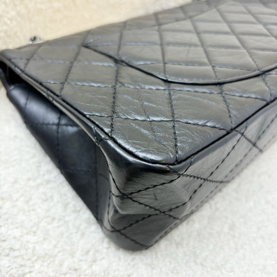 Chanel 2.55 Reissue 226 Flap in Black Distressed Calfskin and RHW