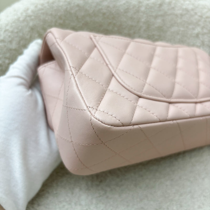 Chanel Mini Rectangle Flap in 23S Pink Lambskin and LGHW