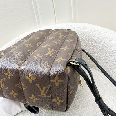 LV Palm Springs Mini Backpack in Monogram Canvas and GHW