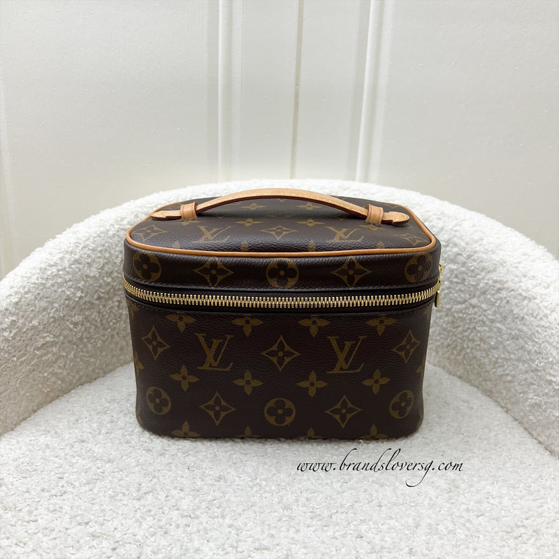 LV Nice Mini Toiletry Pouch in Monogram Canvas GHW