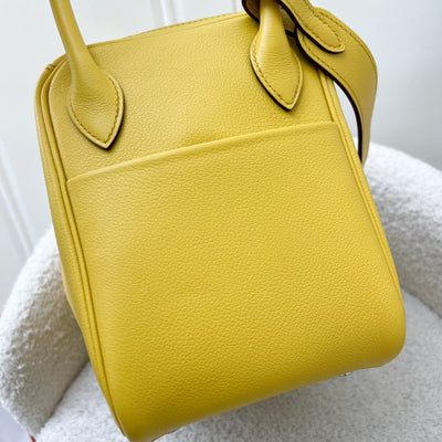 Hermes Lindy 26 in Sun Yellow Evercolor Leather and PHW