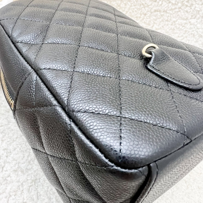 Chanel 24C Mini Backpack in Black Caviar and GHW