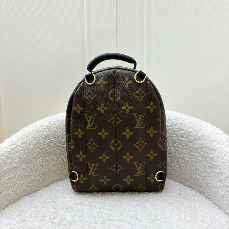 LV Palm Springs Mini Backpack in Monogram Canvas and GHW