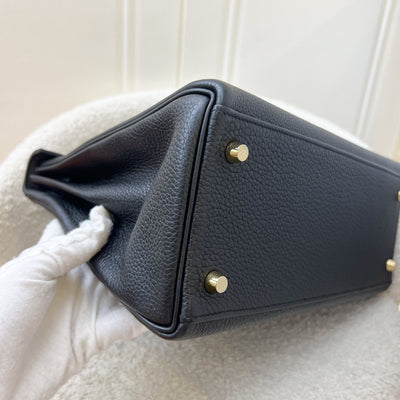 [Full Set, Local Receipt] Hermes Kelly 28 in Noir Black Togo Leather and GHW