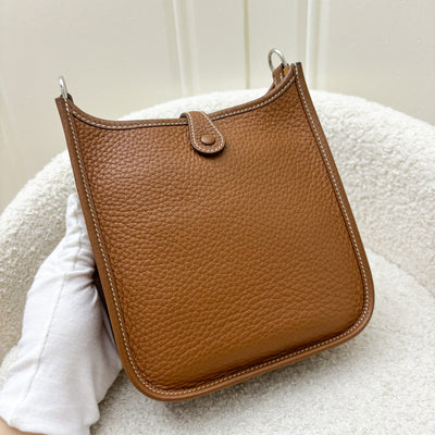 Hermes Mini Evelyne TPM in Gold Clemence Leather and PHW