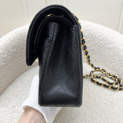 Chanel Small Classic Flap CF in Black Caviar and GHW