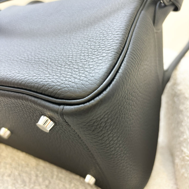 Hermes Lindy 26 in Noir Black Clemence Leather and PHW