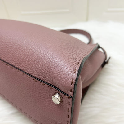 Fendi Medium Peekaboo Selleria Bag in Pink Leather and SHW