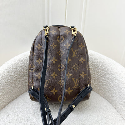 LV Palm Springs Mini Backpack in Monogram Canvas and GHW