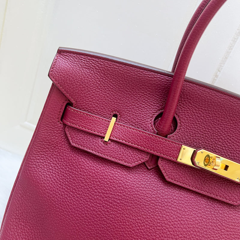 Hermes Birkin 35 in Rubis Togo Leather and GHW