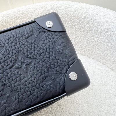 LV Mini Soft Trunk in Black Monogram Embossed Taurillon Calfskin and Black HW