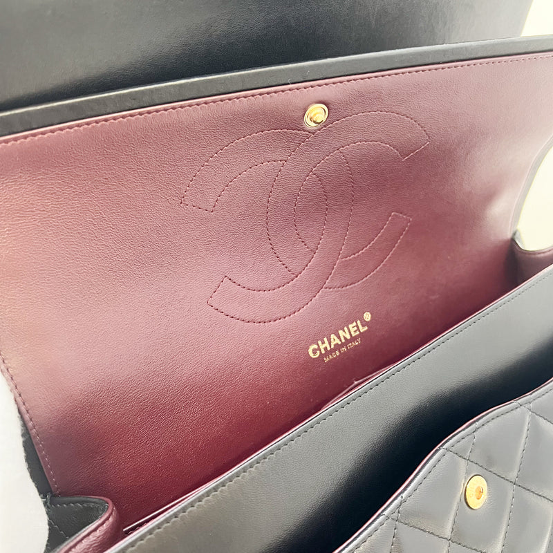 Chanel Jumbo Classic Double Flap CF in Black Lambskin and GHW