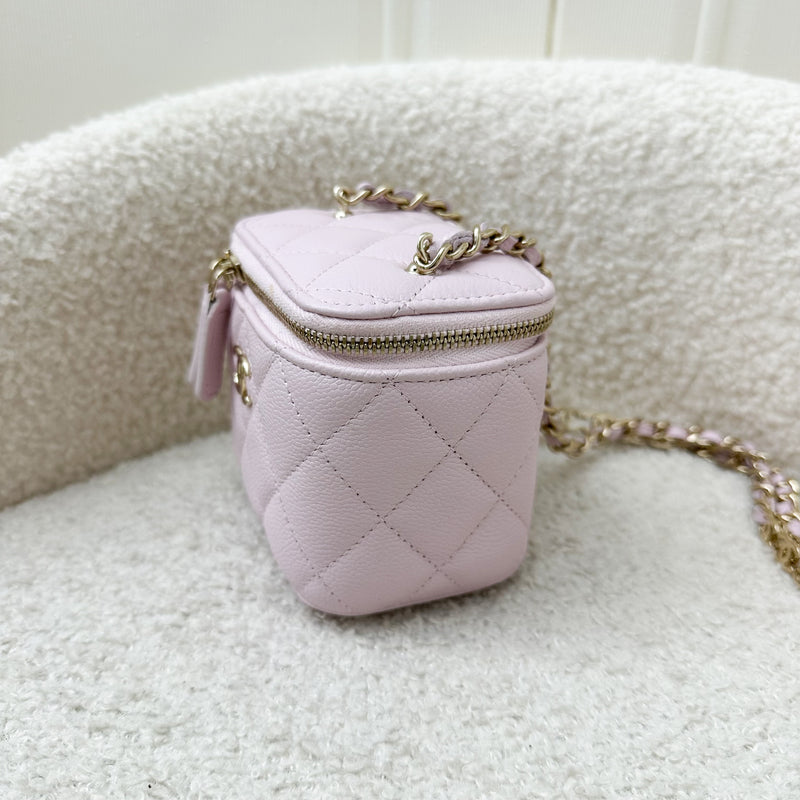 Chanel 22S Mini Vanity in Pink Caviar and LGHW