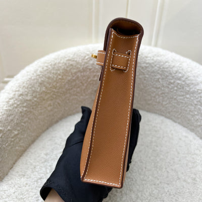 Hermes Kelly Elan in Gold Madame Leather and GHW