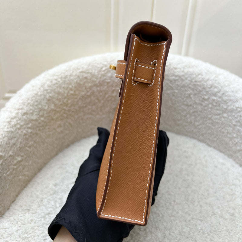 Hermes Kelly Elan in Gold Madame Leather and GHW