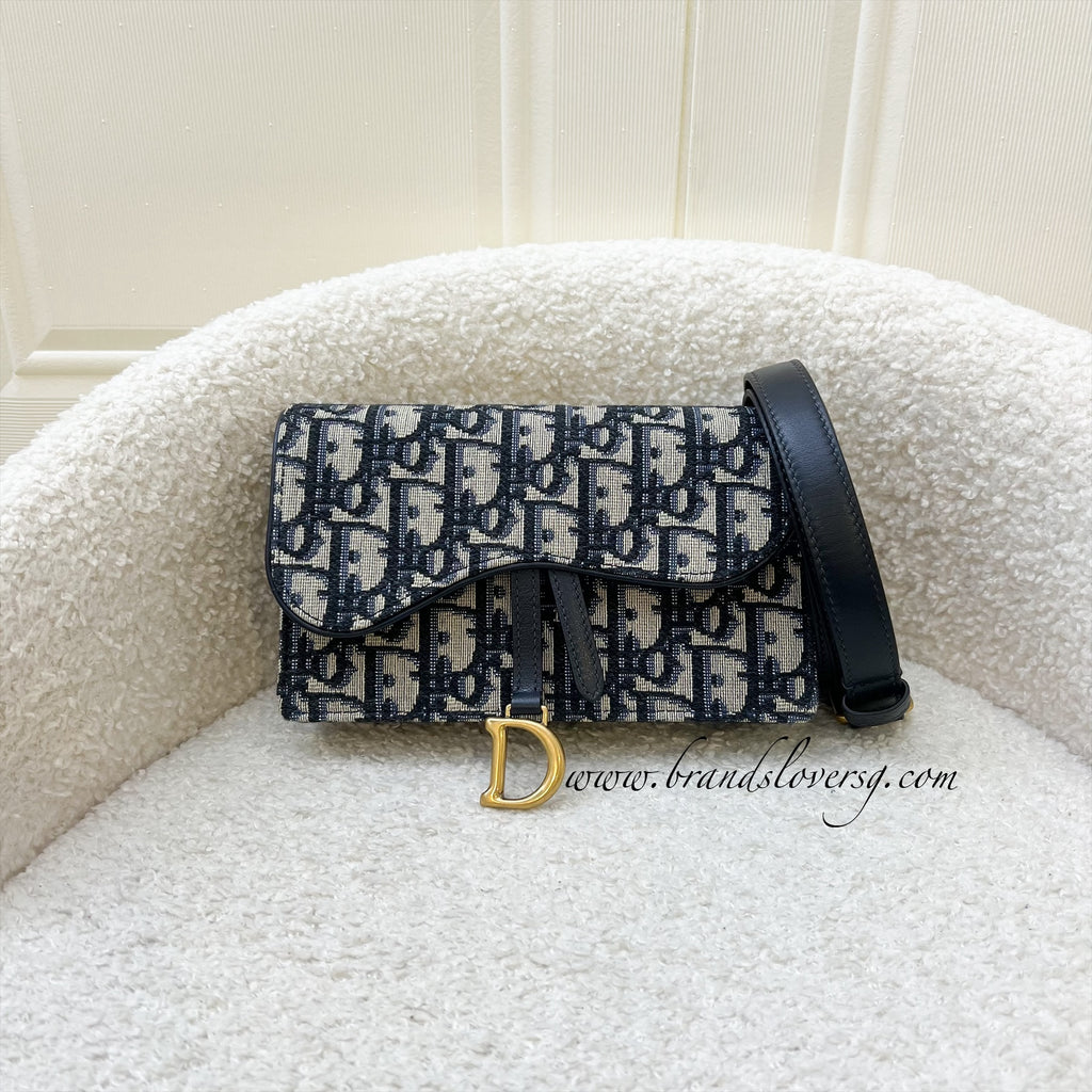 Dior saddle oblique belt bag sale