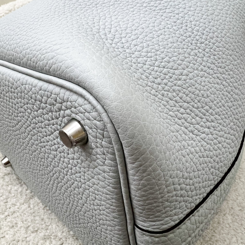 Hermes Picotin 18 in Bleu Pale Clemence Leather and PHW