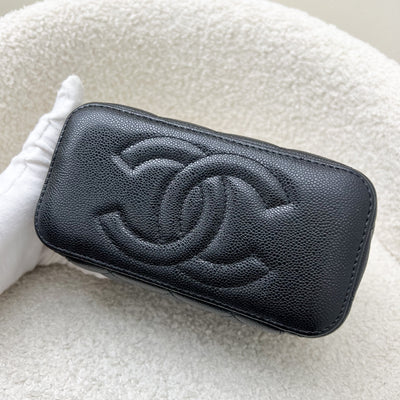 Chanel Classic Small Vanity in Black Caviar and LGHW