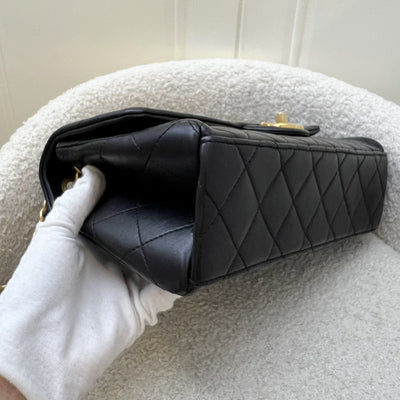 Chanel 23P Seasonal Flap Bag in Black Lambskin and AGHW