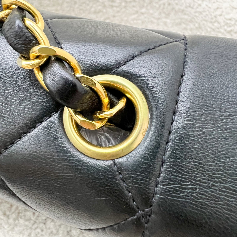 Chanel Small Vintage Diana Flap in Black Lambskin and 24K GHW